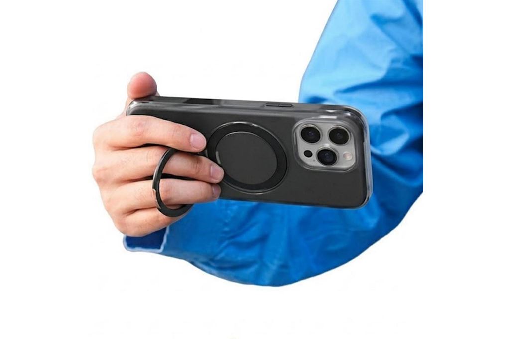 Ốp lưng Magnetic 360 Stand iPhone 16 Pro TPU PC TORRAS O3 AIR Màu Đen