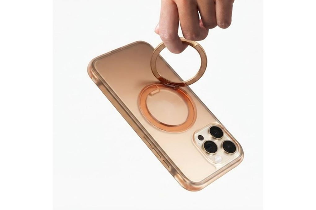 Ốp lưng Magnetic 360 Stand iPhone 16 Pro TPU PC TORRAS O3 AIR Màu Nâu