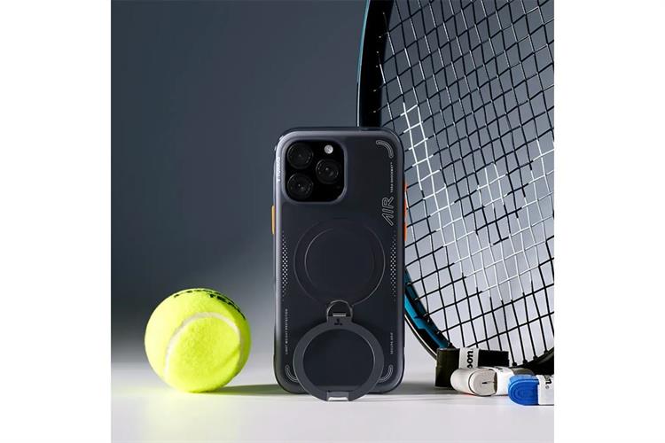 Ốp lưng Magnetic 360 Stand iPhone 16 Pro TPU PC TORRAS Q3 AIR Màu Đen