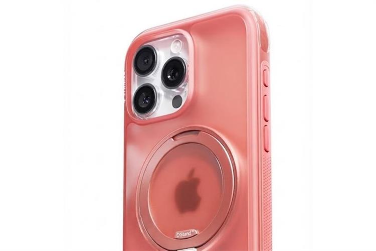 Ốp lưng Magnetic 360 Stand iPhone 16 Pro Max TPU PC TORRAS O3 AIR Màu Hồng