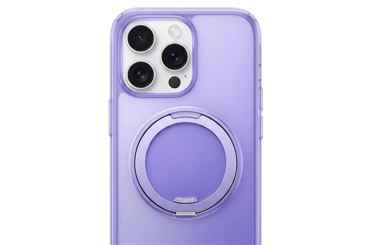 Ốp lưng Magnetic 360 Stand iPhone 16 Pro Max TPU PC TORRAS O3 AIR Màu Tím
