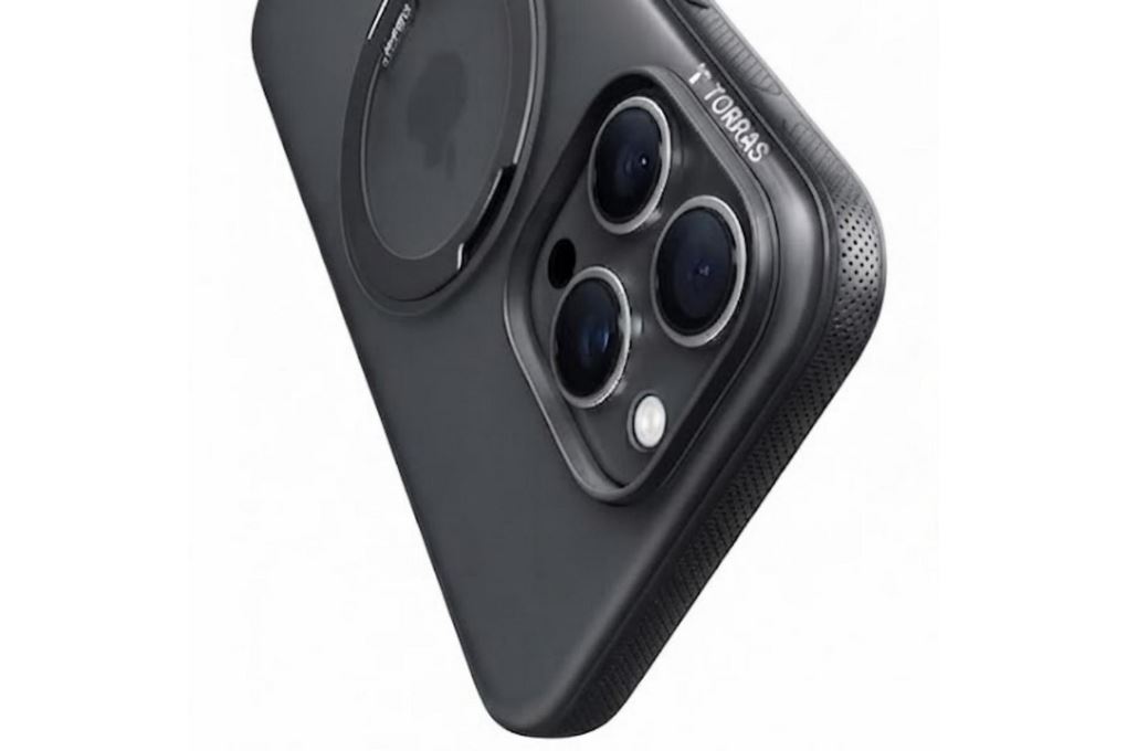 Ốp lưng Magnetic 360 Stand iPhone 16 Pro Max ONEO TORRAS Màu Đen