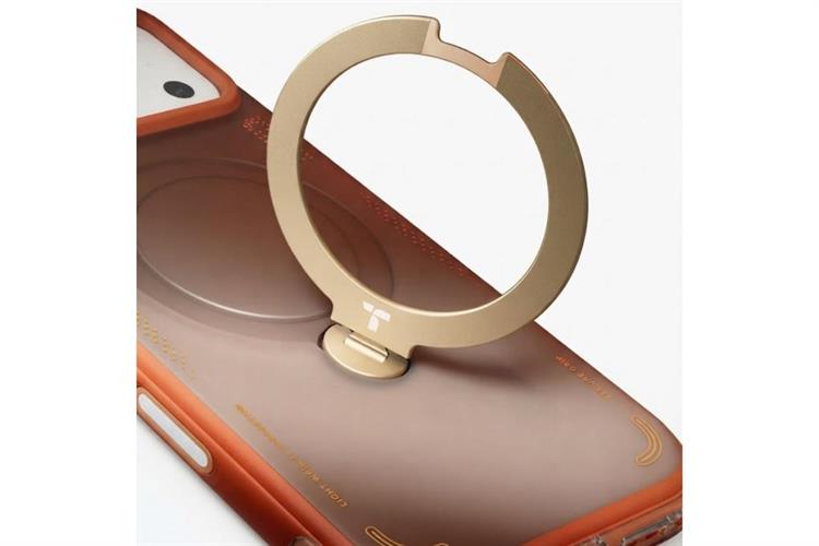 Ốp lưng Magnetic 360 Stand iPhone 17 Pro Max TPU PC TORRAS Q3 AIR Màu Cam