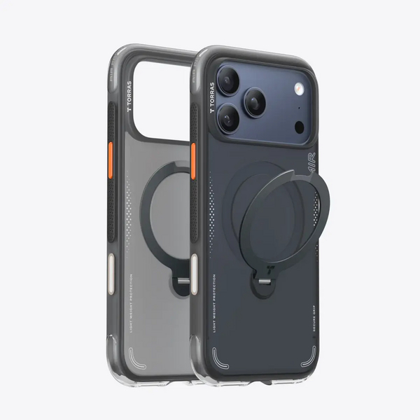 Ốp lưng Magnetic 360 Stand iPhone 17 Pro Max TPU PC TORRAS Q3 AIR