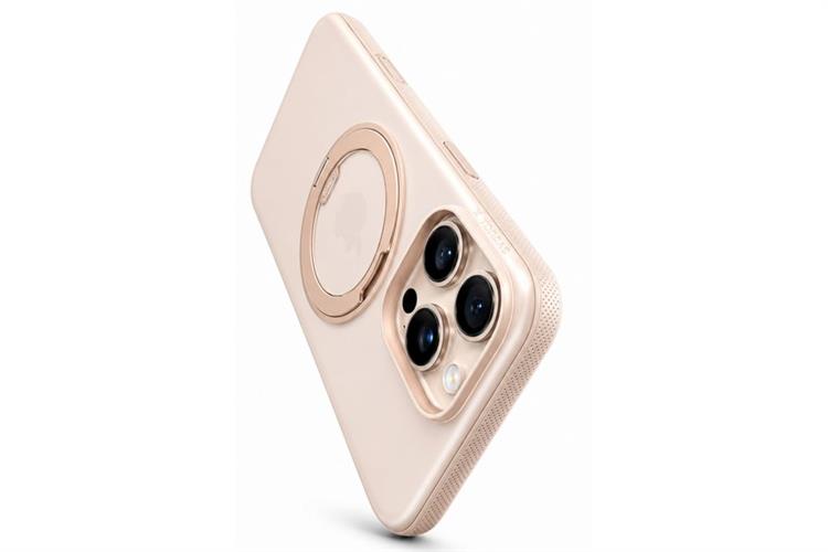 Ốp lưng Magnetic 360 Stand iPhone 16 Pro TPU PC ONEO TORRAS Màu Kem