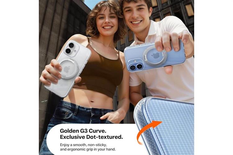 Ốp lưng Magnetic 360 Stand iiPhone 17 TPU PC ONEO TORRAS Màu Trắng
