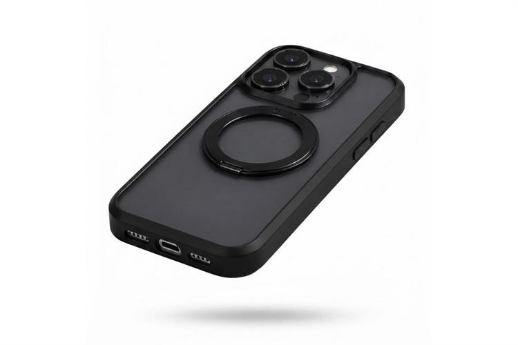 Ốp lưng Magnetic 360 Stand iPhone 14 Pro TPU PC TORRAS O1S Màu Đen