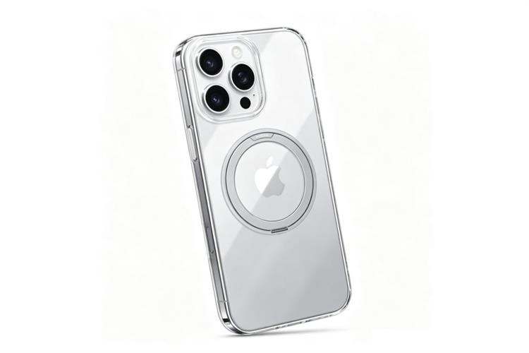 Ốp lưng Magnetic 360 Stand iPhone 16 Pro TPU PC TORRAS O1S Màu Trắng