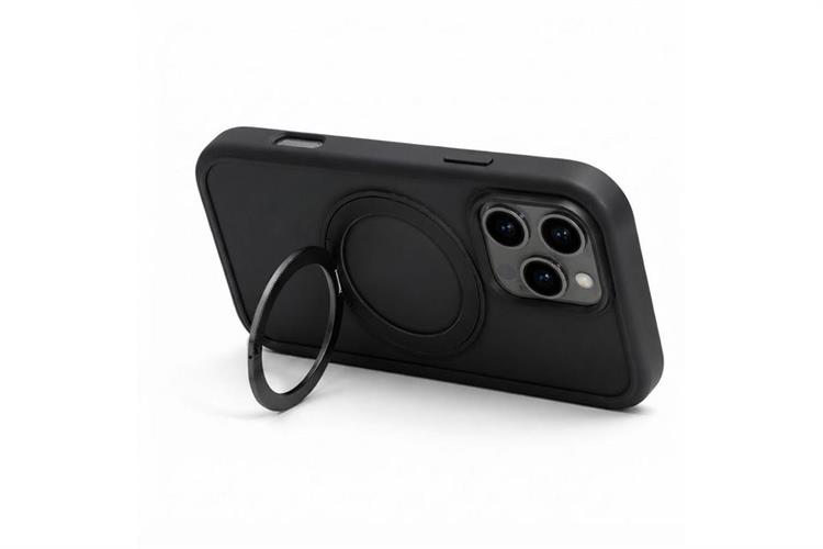 Ốp lưng Magnetic 360 Stand iPhone 16 Pro TPU PC TORRAS O1S Màu Đen