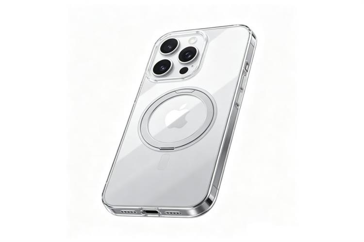 Ốp lưng Magnetic 360 Stand iPhone 16 Pro TPU PC TORRAS O1S Màu Trắng
