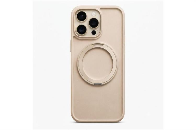 Ốp lưng Magnetic 360 Stand iPhone 16 Pro TPU PC TORRAS O1S Màu Kem