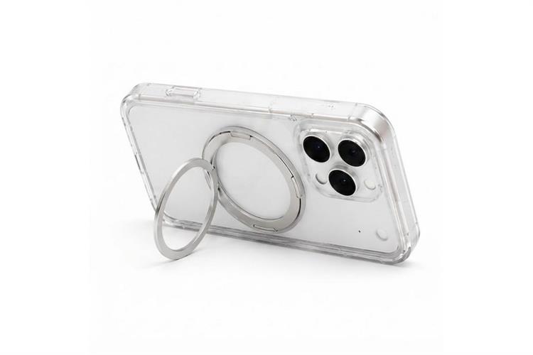 Ốp lưng Magnetic 360 Stand iPhone 16 Pro TPU PC TORRAS O1S Màu Trắng