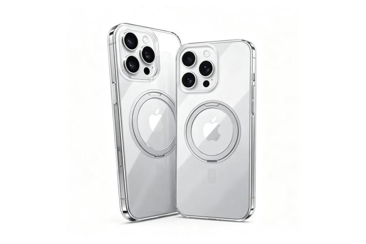 Ốp lưng Magnetic 360 Stand iPhone 16 Pro TPU PC TORRAS O1S Màu Trắng