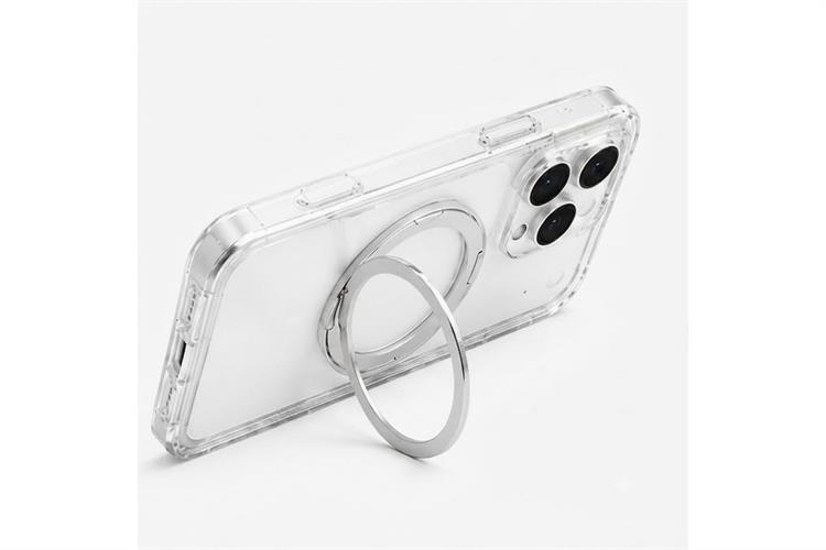 Ốp lưng Magnetic 360 Stand iPhone 16 Pro TPU PC TORRAS O1S Màu Trắng