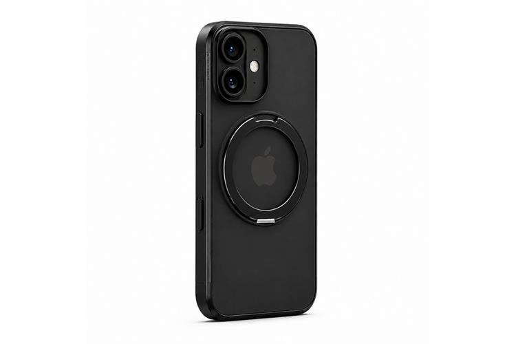 Ốp lưng Magnetic 360 Stand iPhone 16 Plus TPU PC TORRAS O1S Màu Đen