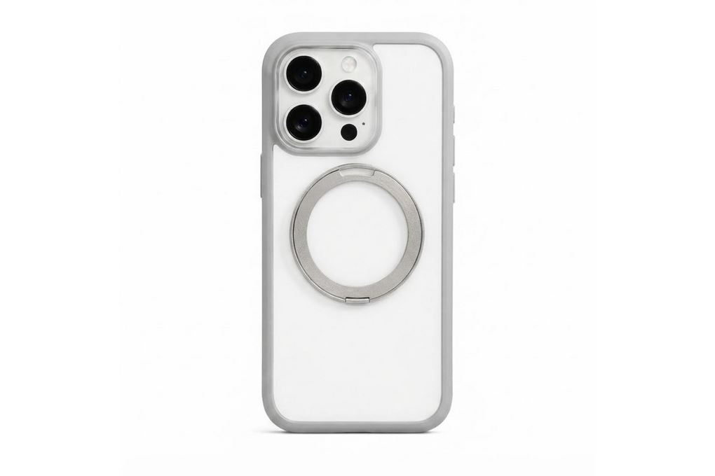 Ốp lưng Magnetic 360 Stand iPhone 16 Pro Max TPU PC TORRAS O1S Màu Xám
