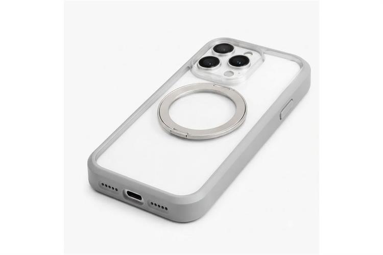 Ốp lưng Magnetic 360 Stand iPhone 16 Pro Max TPU PC TORRAS O1S Màu Xám