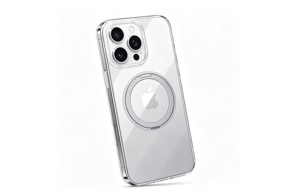 Ốp lưng Magnetic 360 Stand iPhone 16 Pro Max TPU PC TORRAS O1S Màu Trắng