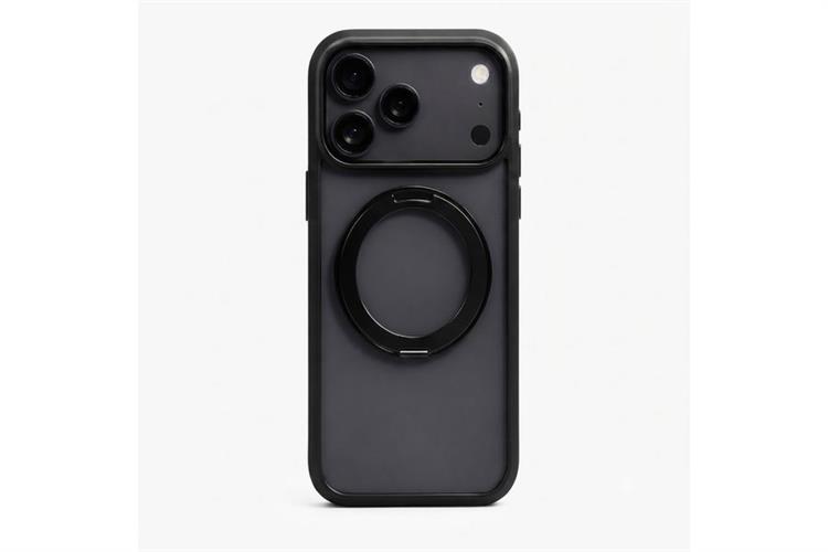 Ốp lưng Magnetic 360 Stand iPhone 17 Pro TPU PC TORRAS O1S Màu Đen