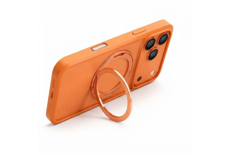 Ốp lưng Magnetic 360 Stand iPhone 17 Pro TPU PC TORRAS O1S Màu Cam