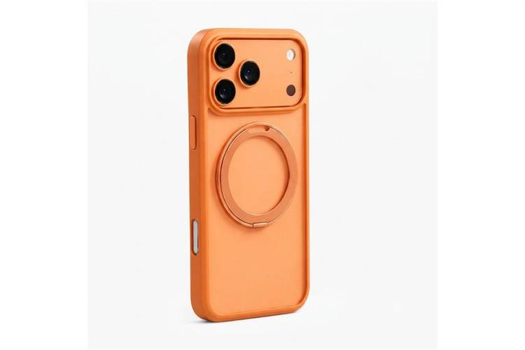 Ốp lưng Magnetic 360 Stand iPhone 17 Pro TPU PC TORRAS O1S Màu Cam