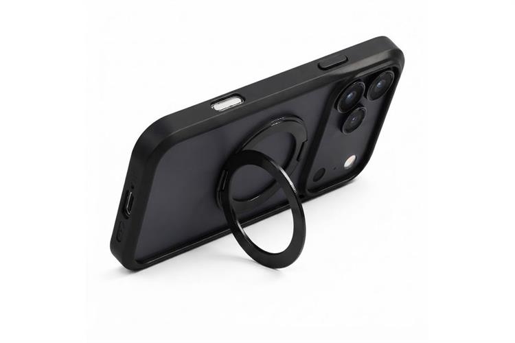 Ốp lưng Magnetic 360 Stand iPhone 17 Pro TPU PC TORRAS O1S Màu Đen