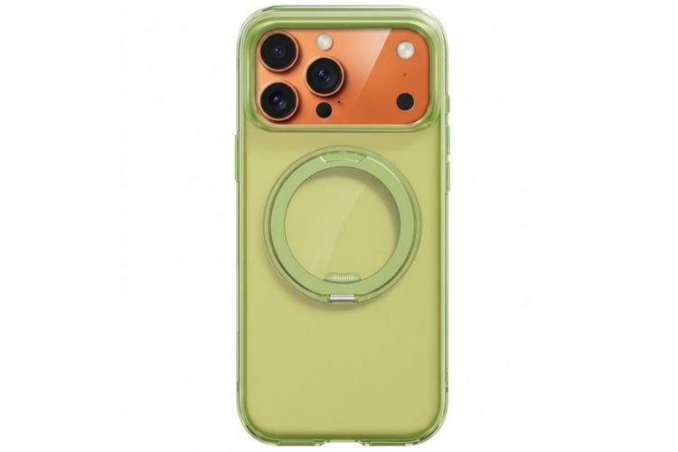 Ốp lưng Magnetic 360 Stand iPhone 17 Pro TPU PC TORRAS O3 AIR Màu Xanh lá