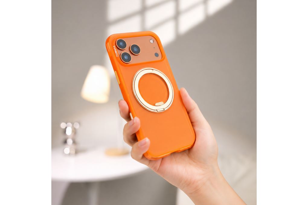 Ốp Lưng iPhone 17 Pro Magnetic 360 Stand O3 AIR TORRAS Cam - 5