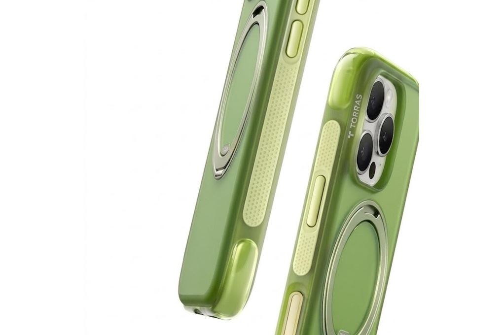 Ốp lưng Magnetic 360 Stand iPhone 15 Pro Max TPU PC TORRAS O3 AIR - 2