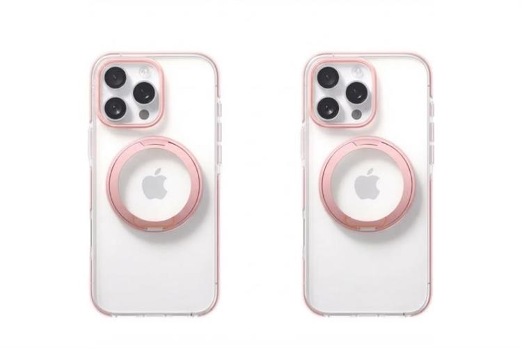 Ốp lưng Magnetic 360 Stand iPhone 15 Pro Max TPU PC TORRAS O3L Màu Hồng