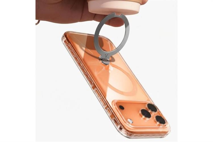 Ốp lưng Magnetic 360 Stand iPhone 17 Pro Max TPU PC TORRAS Q PRO Màu Trắng