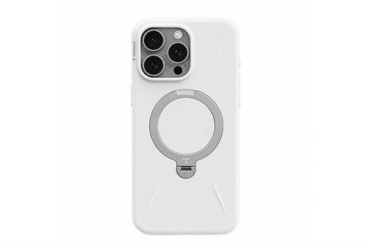Ốp lưng Magnetic 360 Stand iPhone 16 Pro Max TPU PC TORRAS Q PRO Màu Trắng