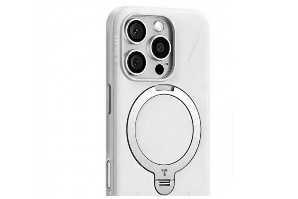 Ốp lưng Magnetic 360 Stand iPhone 16 Pro Max TPU PC TORRAS Q PRO Màu Trắng