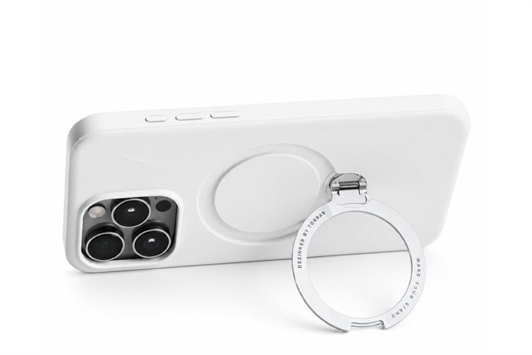 Ốp lưng Magnetic 360 Stand iPhone 16 Pro Max TPU PC TORRAS Q PRO Màu Trắng