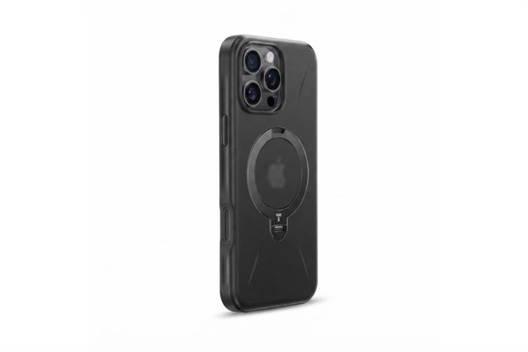 Ốp lưng Magnetic 360 Stand  iPhone 16 Pro PC TORRAS Q PRO Màu Đen
