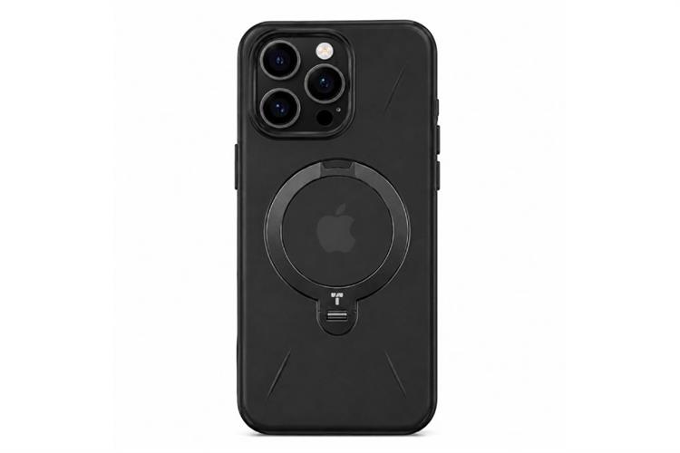 Ốp lưng Magnetic 360 Stand  iPhone 16 Pro PC TORRAS Q PRO Màu Đen