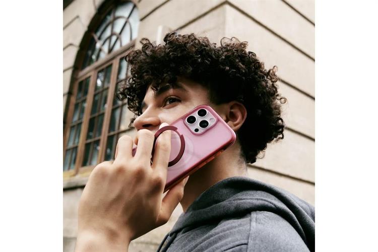 Ốp lưng Magnetic 360 Stand iPhone 16 Pro Max TPU PC TORRAS Q3 AIR Màu Đỏ