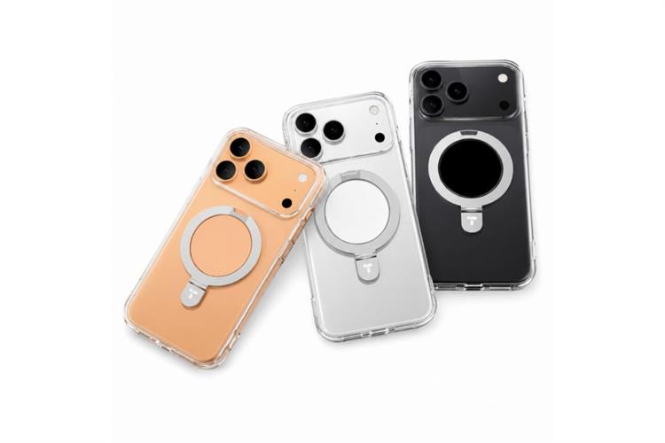 Ốp lưng Magnetic Stand iPhone 17 Pro Max PC TORRAS Q1 Màu Trắng