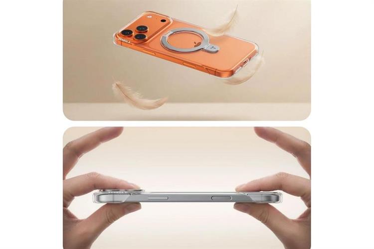 Ốp lưng Magnetic Stand iPhone 17 Pro Max PC TORRAS Q1 Màu Trắng