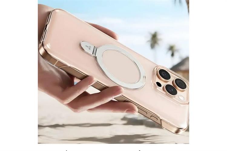 Ốp lưng Magnetic Stand iPhone 15 Pro Max PC TORRAS Q1 Màu Trắng