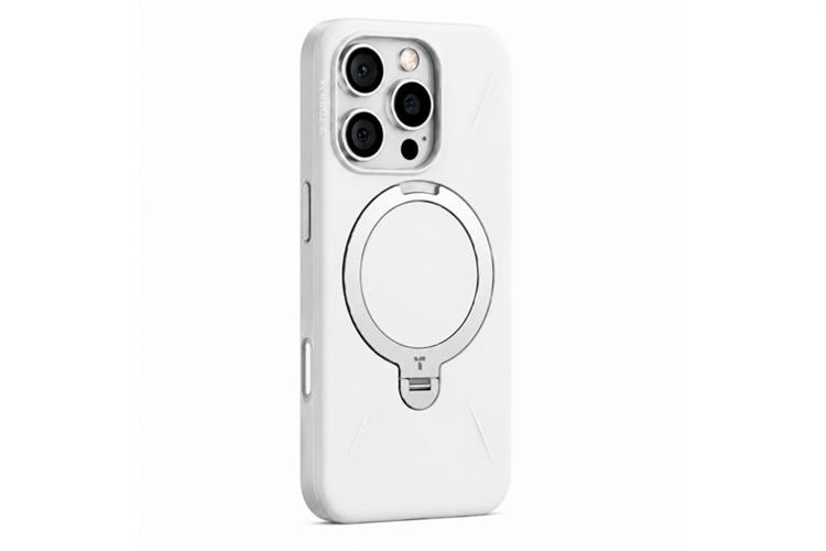 Ốp lưng Magnetic 360 Stand iPhone 16 Pro Max TPU PC TORRAS Q3 MONO Màu Trắng