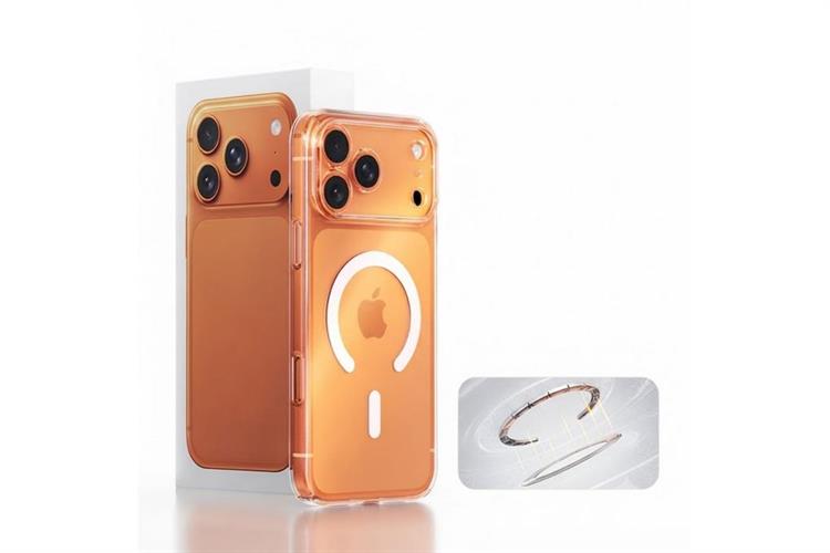 Ốp lưng Magnetic iPhone 17 Pro Max Nhựa cứng TORRAS C1S Màu Trắng