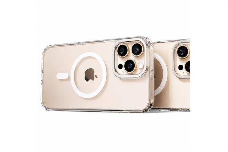 Ốp lưng Magnetic iPhone 15 Pro Max Nhựa cứng TORRAS D1S Màu Trắng
