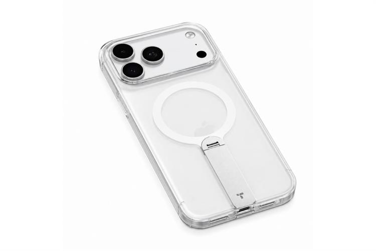 Ốp lưng Magnetic iPhone 17 Pro Max Nhựa cứng TORRAS 360 Kickstand LPRO Màu Trắng