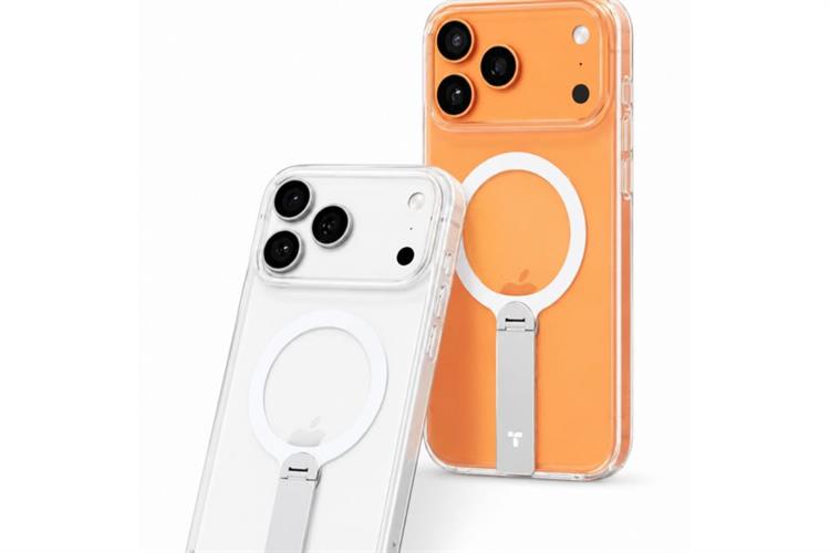 Ốp lưng Magnetic iPhone 17 Pro Max Nhựa cứng TORRAS 360 Kickstand LPRO Màu Trắng