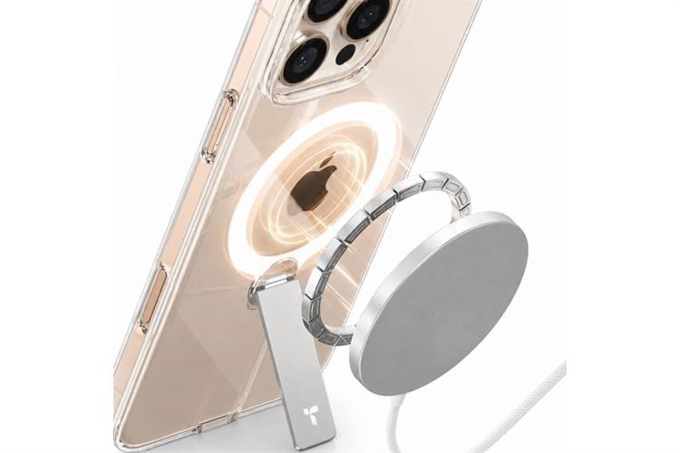 Ốp lưng Magnetic iPhone 16 Pro Max Nhựa cứng TORRAS 360 Kickstand LPRO Màu Trắng