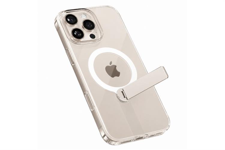 Ốp lưng Magnetic iPhone 16 Pro Max Nhựa cứng TORRAS 360 Kickstand LPRO Màu Trắng