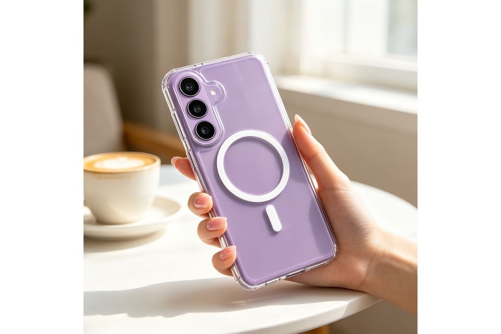 Ốp lưng Magnetic Galaxy S26 FE PC TPU AVA+ JCS003 Màu Trắng