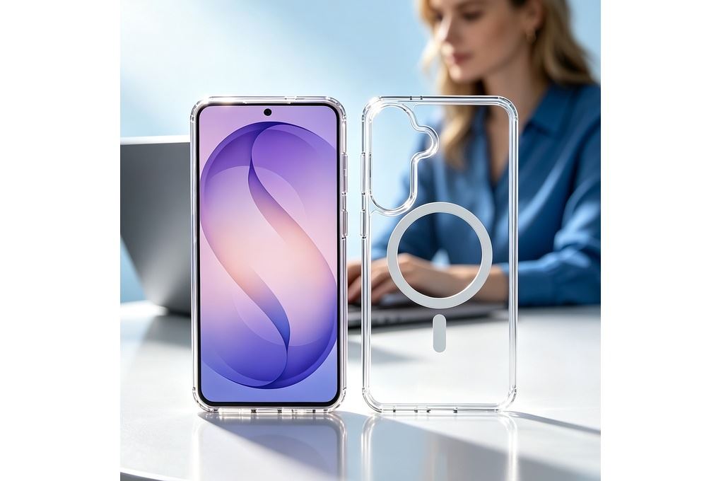 Ốp lưng Magnetic Galaxy S26 FE PC TPU AVA+ JCS003 Màu Trắng