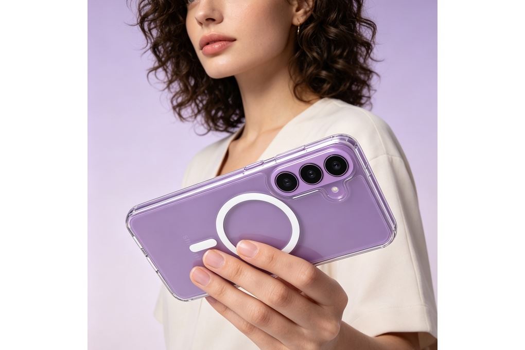 Ốp lưng Magnetic Galaxy S26 FE PC TPU AVA+ JCS003 Màu Trắng